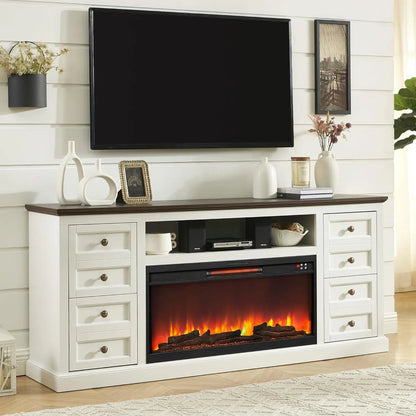 70" Fireplace TV Stand for 80" TVs