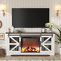 TV Stand for TVs up to 60’’ with Fireplace,