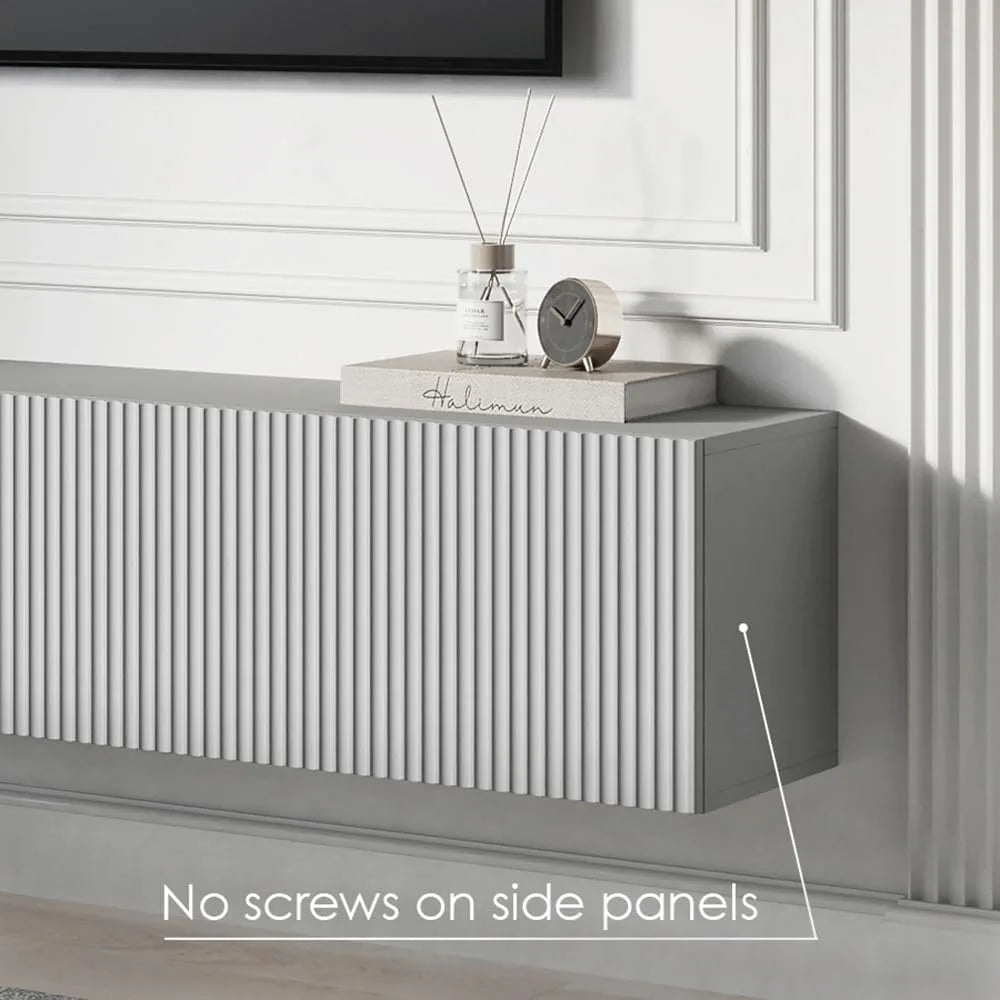 Wall Mounted Floating TV Stand W/ Storage