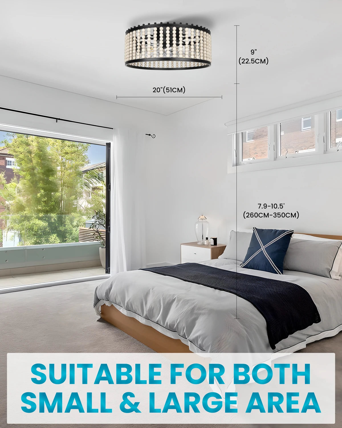 20" Ceiling Fan Chandelier