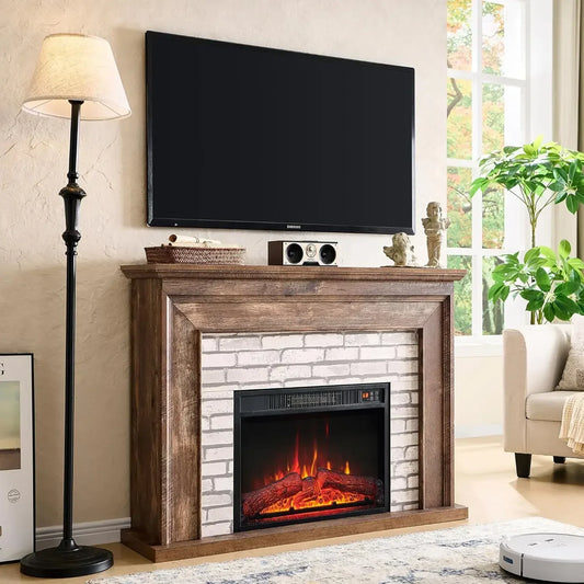 Electric Fireplace Heater, TV Stand
