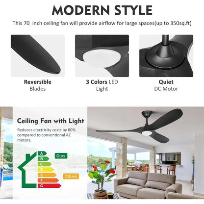 52" Ceiling Fan With Light