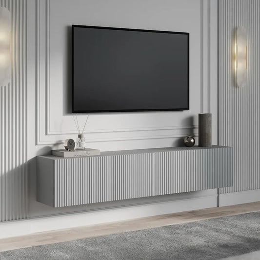 Wall Mounted Floating TV Stand W/ Storage