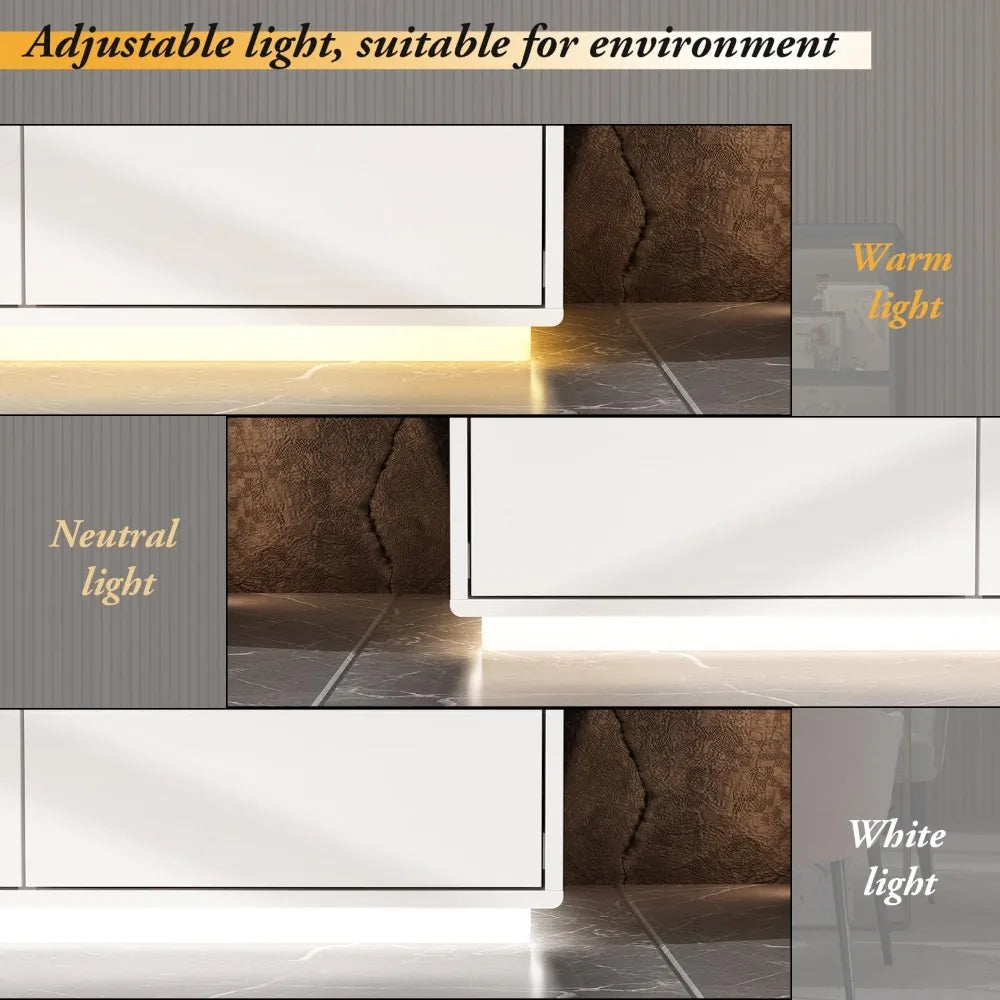 Modern Entertainment Center: 75-80 Inch TV Stand