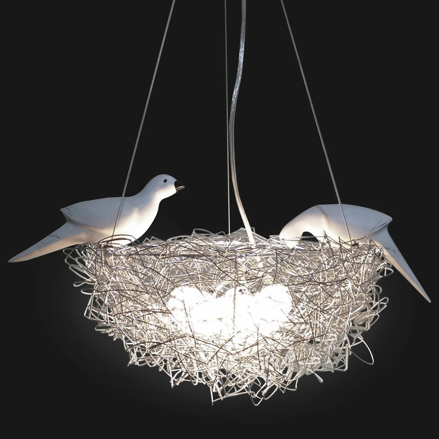 t Woven Nest Chandelier Light