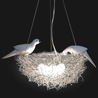 t Woven Nest Chandelier Light