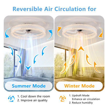 20" Ceiling Fan with Light