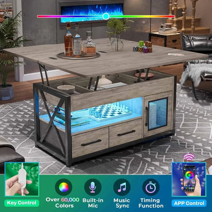 40" Lift Top Coffee Table,