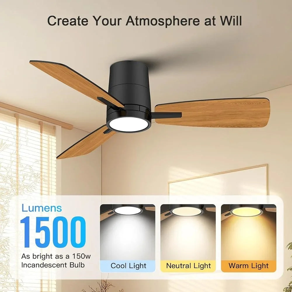 Modern Ceiling Fan with Light