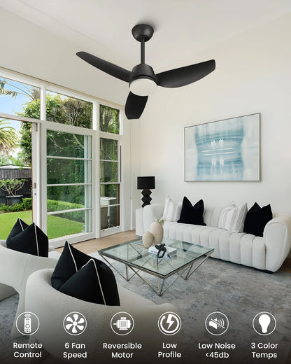 40" Ceiling Fan with Light