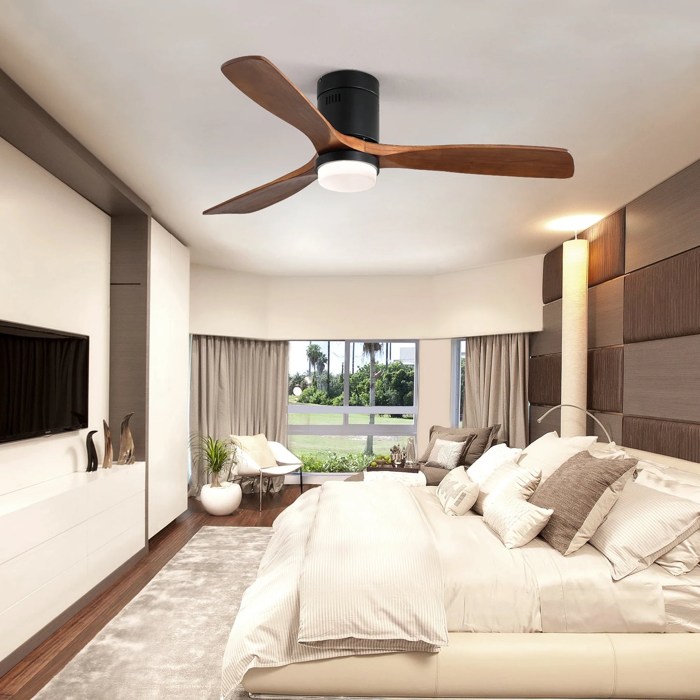 52"  Ceiling fan with light