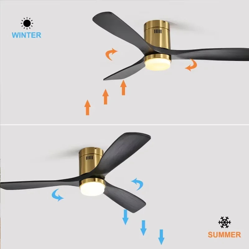 52" ceiling fan with LED