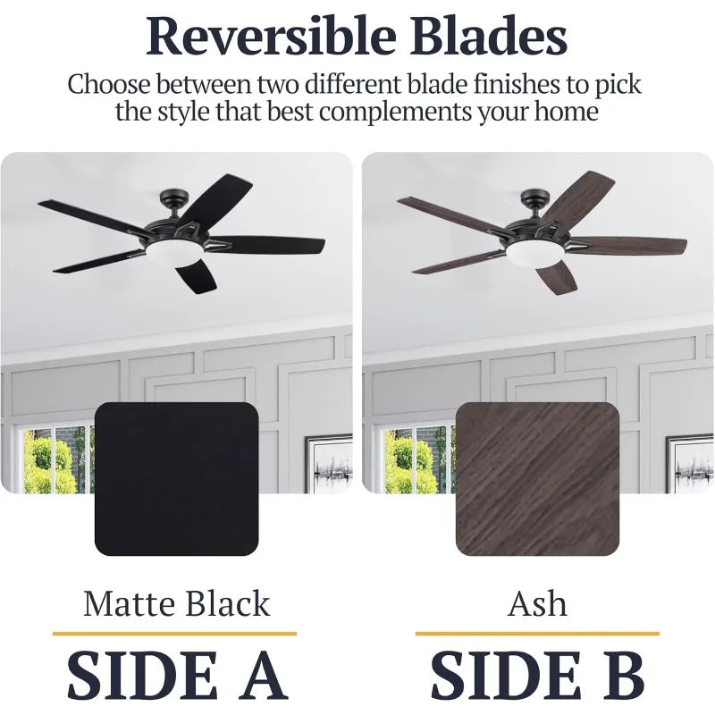 52" Ceiling Fan with Light