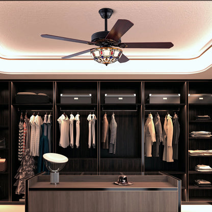 52''  Ceiling Fan with  Lights