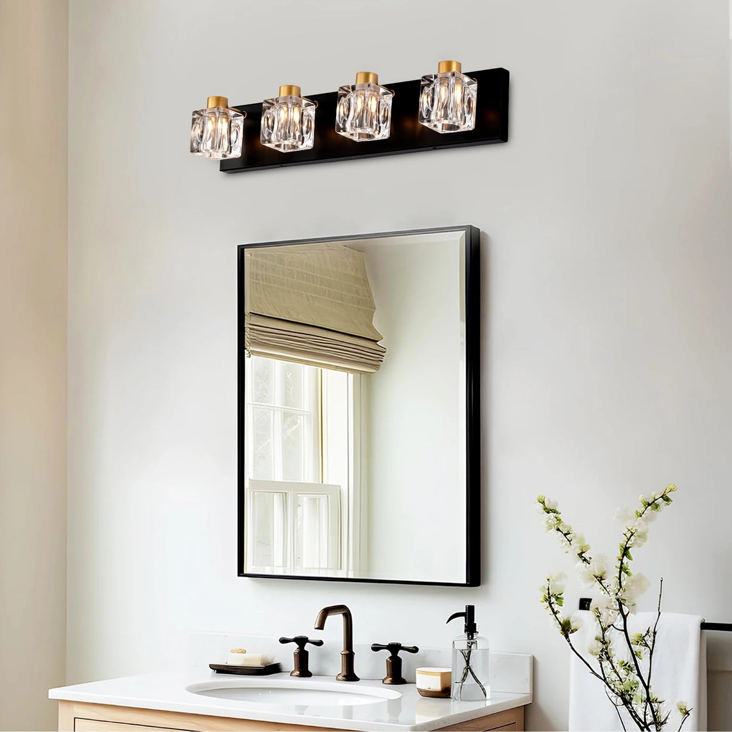 Gold Bathroom Light Fixture
