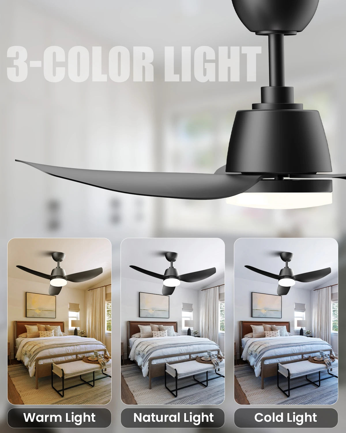 40" Ceiling Fan with Light