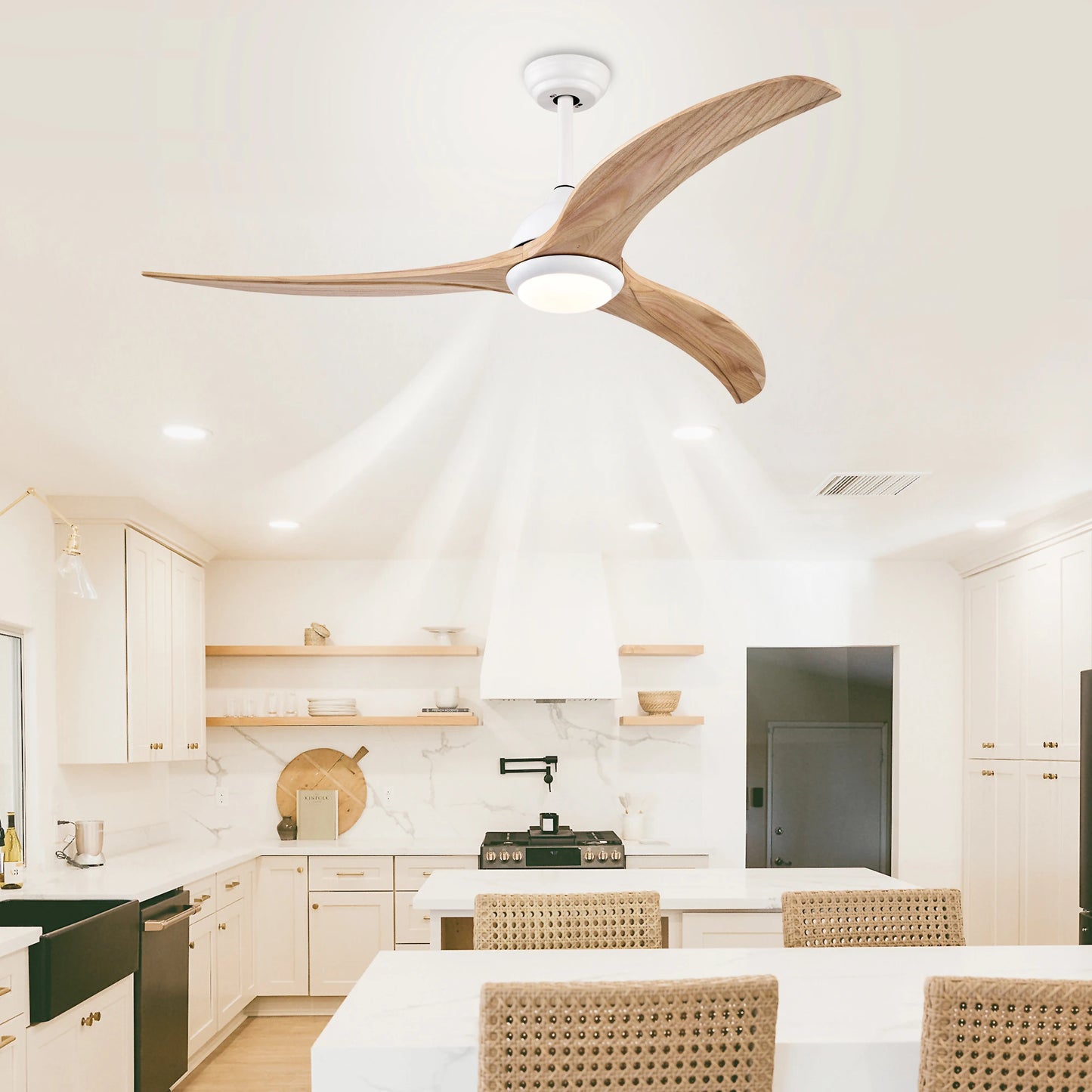 52"  Ceiling Fan With Light