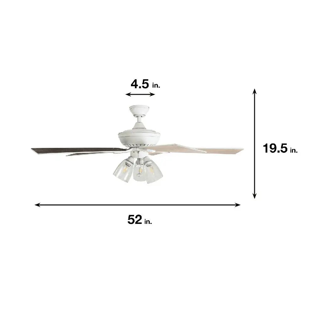 52" Ceiling Fan with  Light Kit