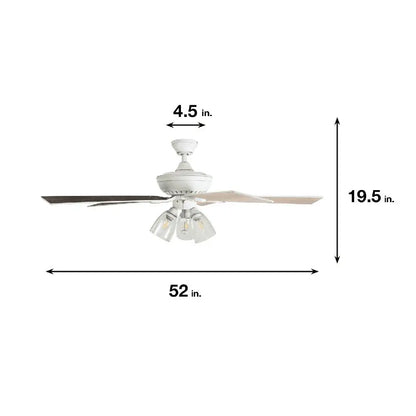 52" Ceiling Fan with  Light Kit