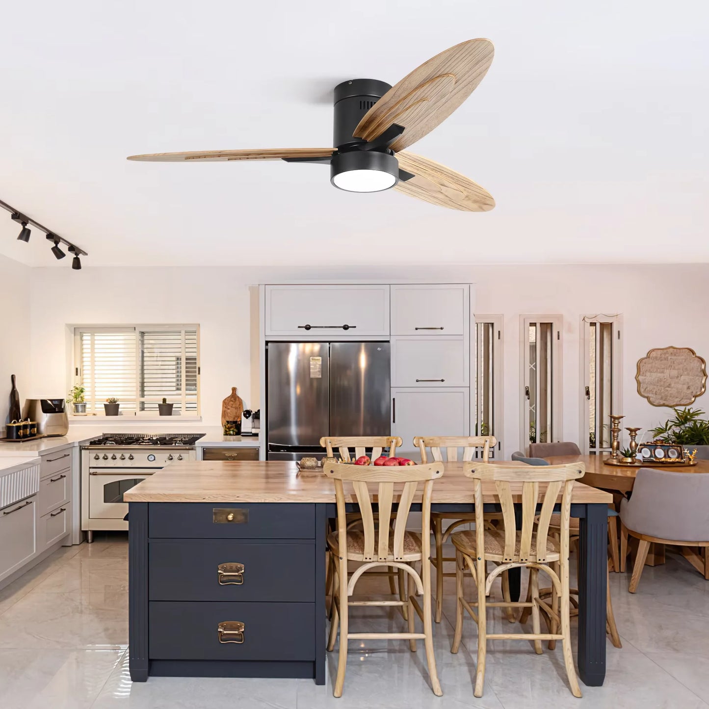 56" Ceiling Fan with light