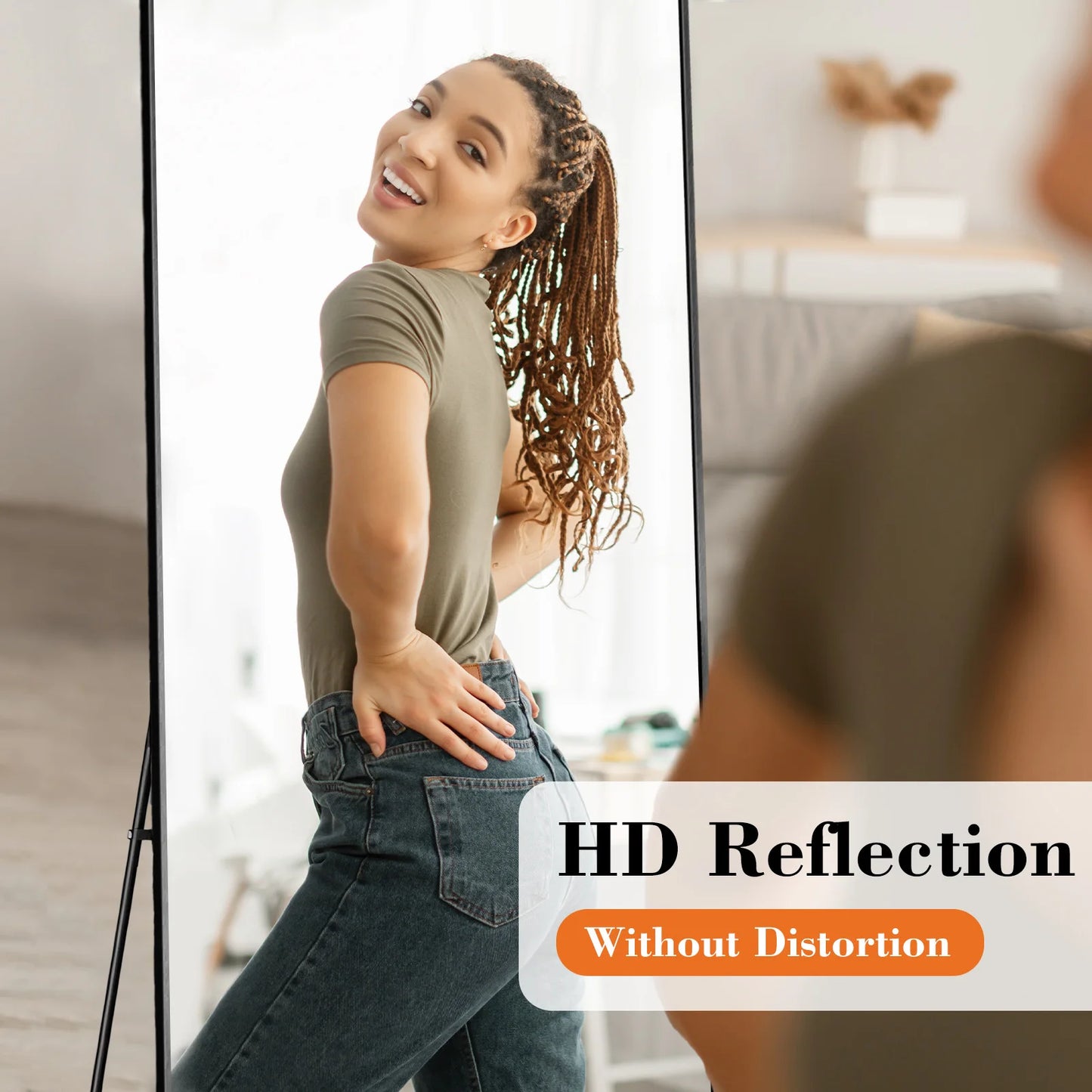 64"x21" Full Body Wall Mirror