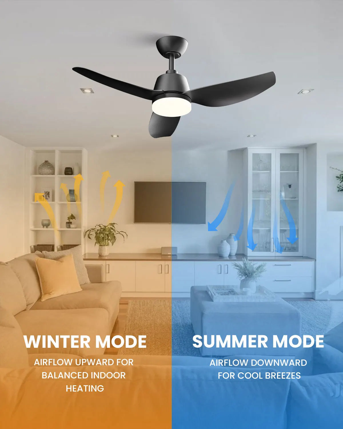40" Ceiling Fan with Light