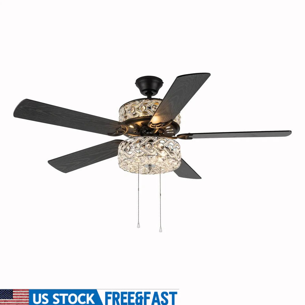 52" Ceiling Fan with Light