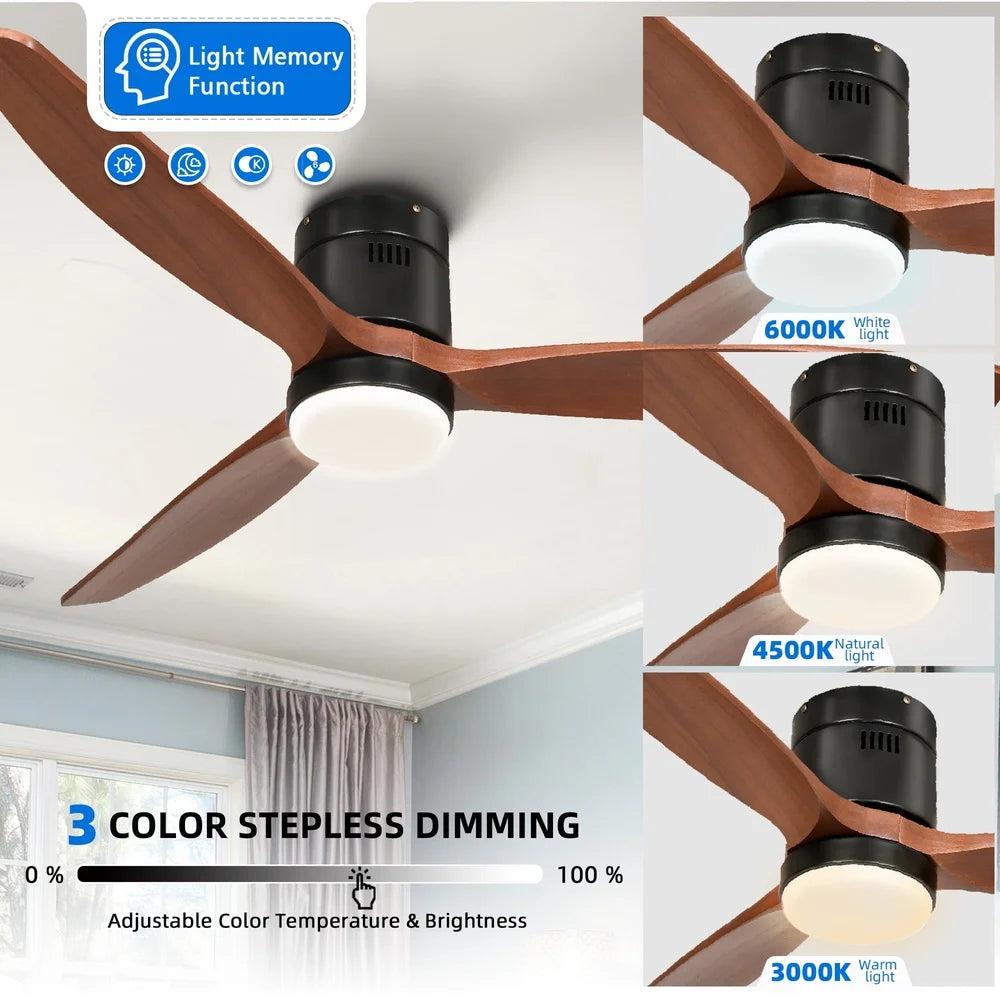 52" Ceiling Fan with Light