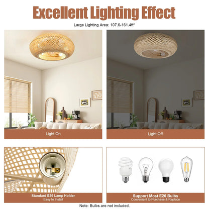 20" Vintage Cage Ceiling Fan