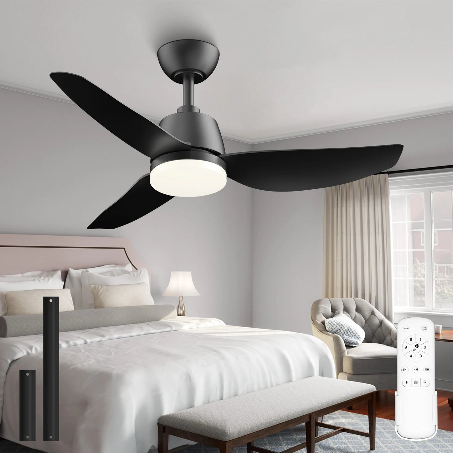 40" Ceiling Fan with Light