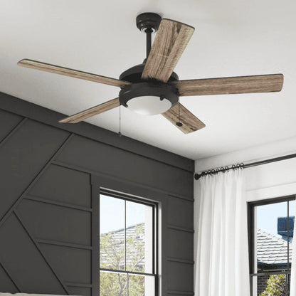 52 Inch Indoor Ceiling Fan with Light
