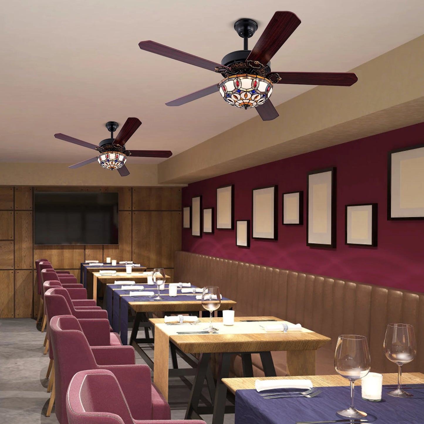 52''  Ceiling Fan with  Lights