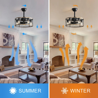 20" Cage Ceiling Fan