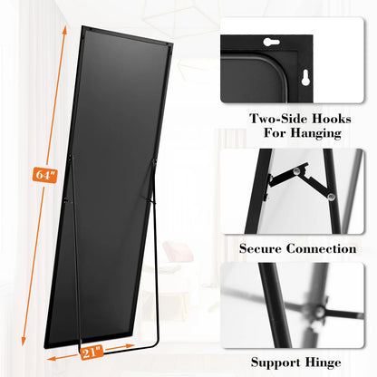64"x21" Full Body Wall Mirror