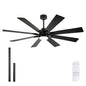 62/72-inch Industrial Ceiling Fan with Light