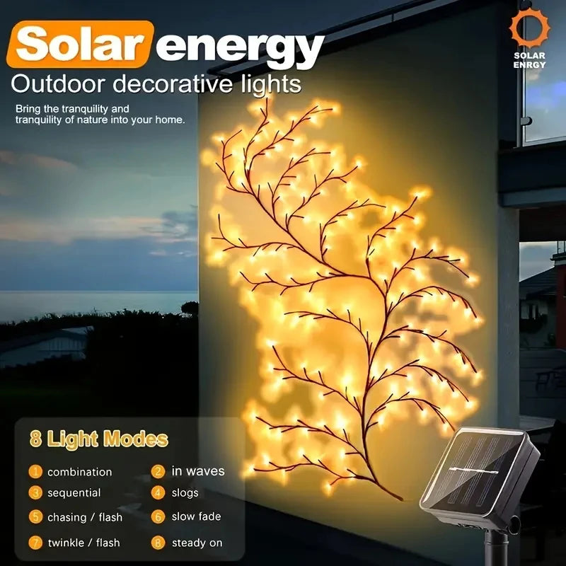 Solar Willow Vine Light
