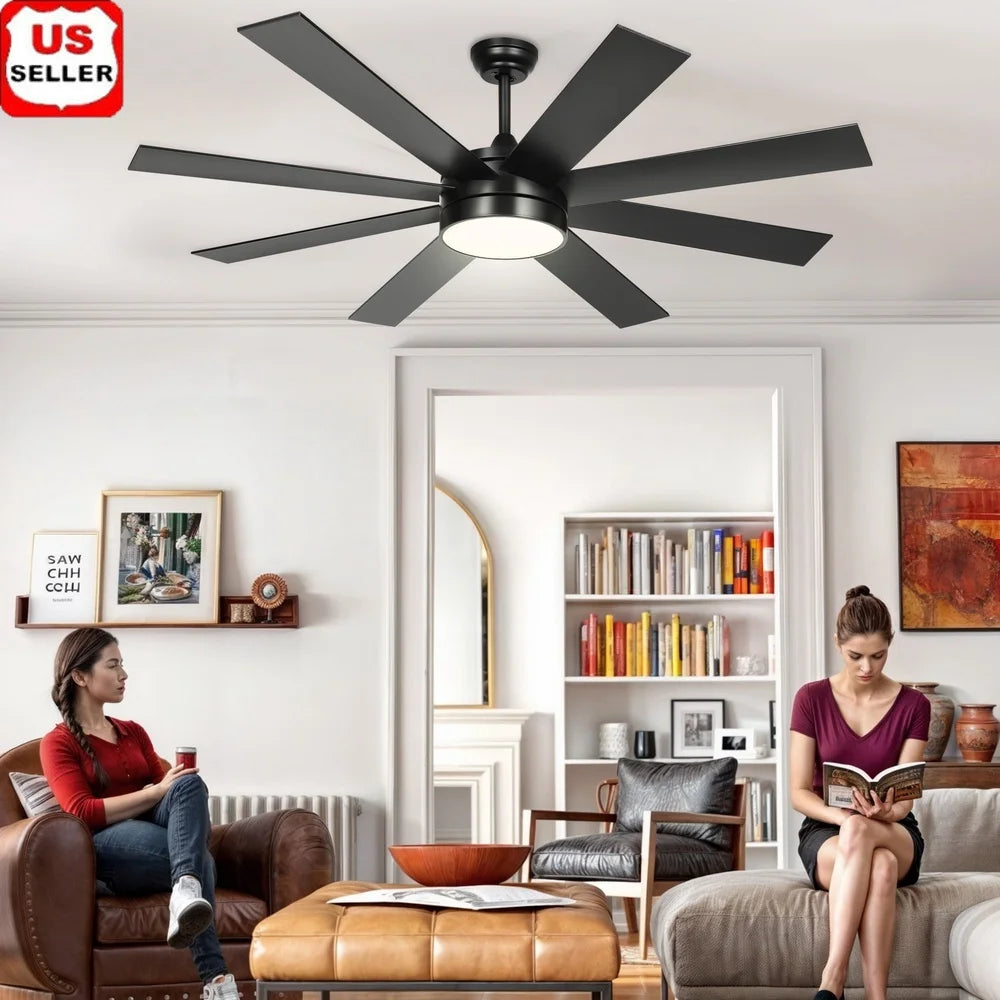 60" Smart Ceiling Fan Light