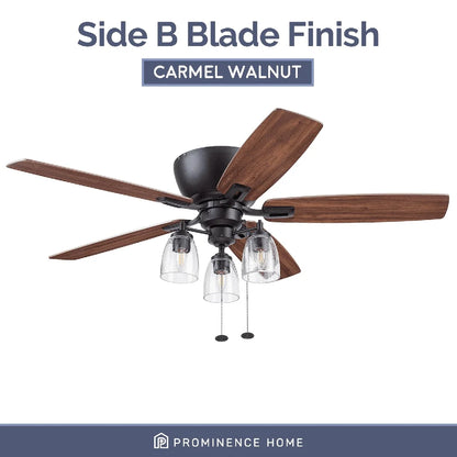 52" Ceiling Fan with light