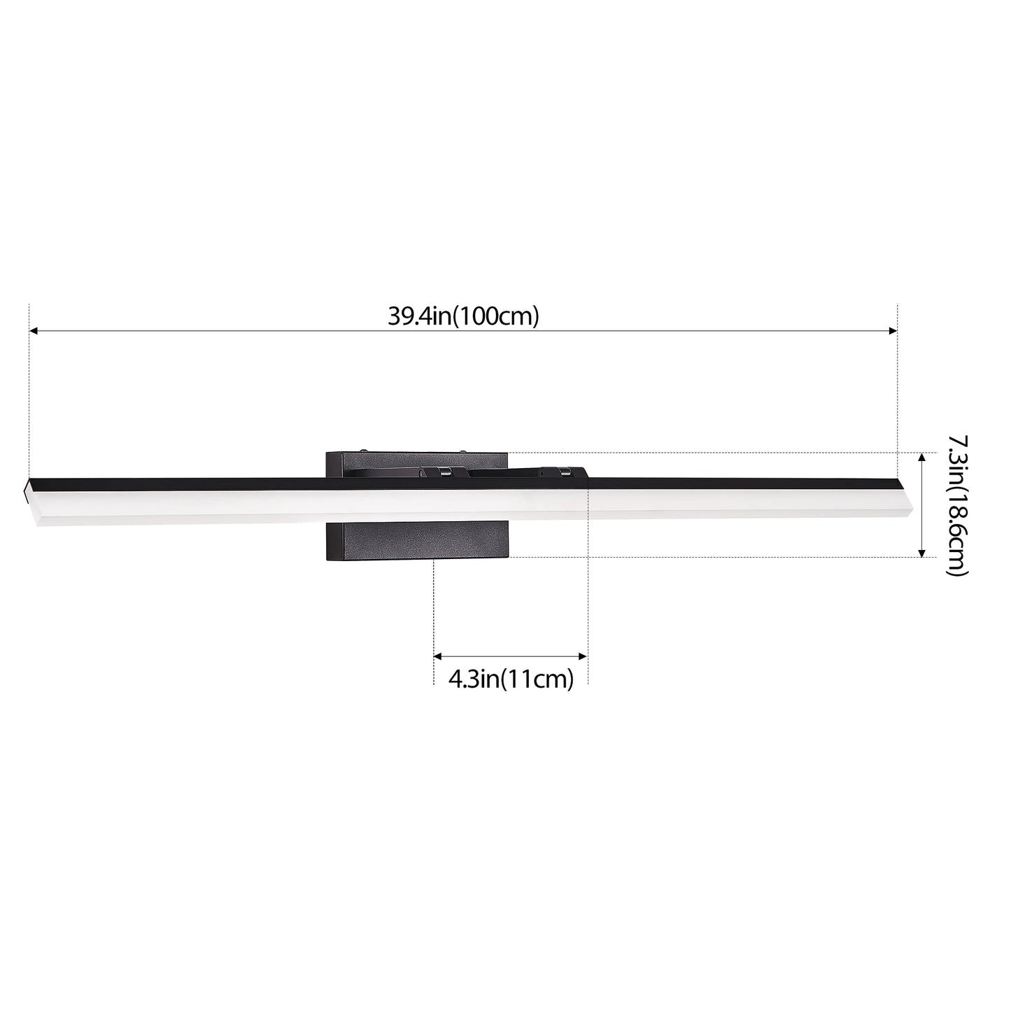 39" Bathroom Vanity Light
