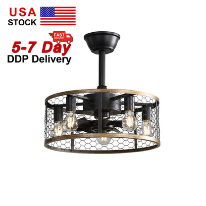 20" Cage Ceiling Fan