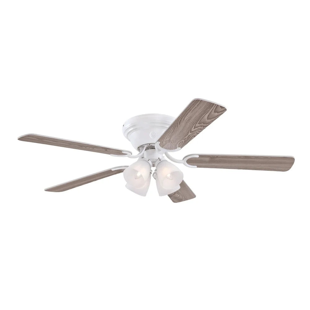 52" Reversible Blade Ceiling Fan with Light