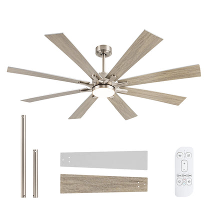 62"Ceiling Fan with Light